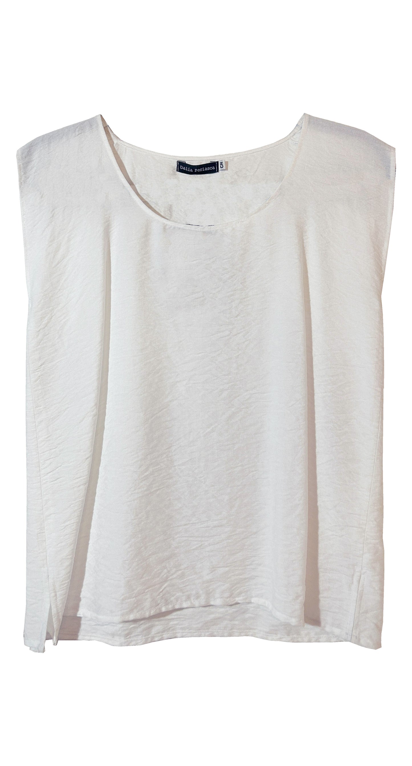 Blusa Cuadro Blanca