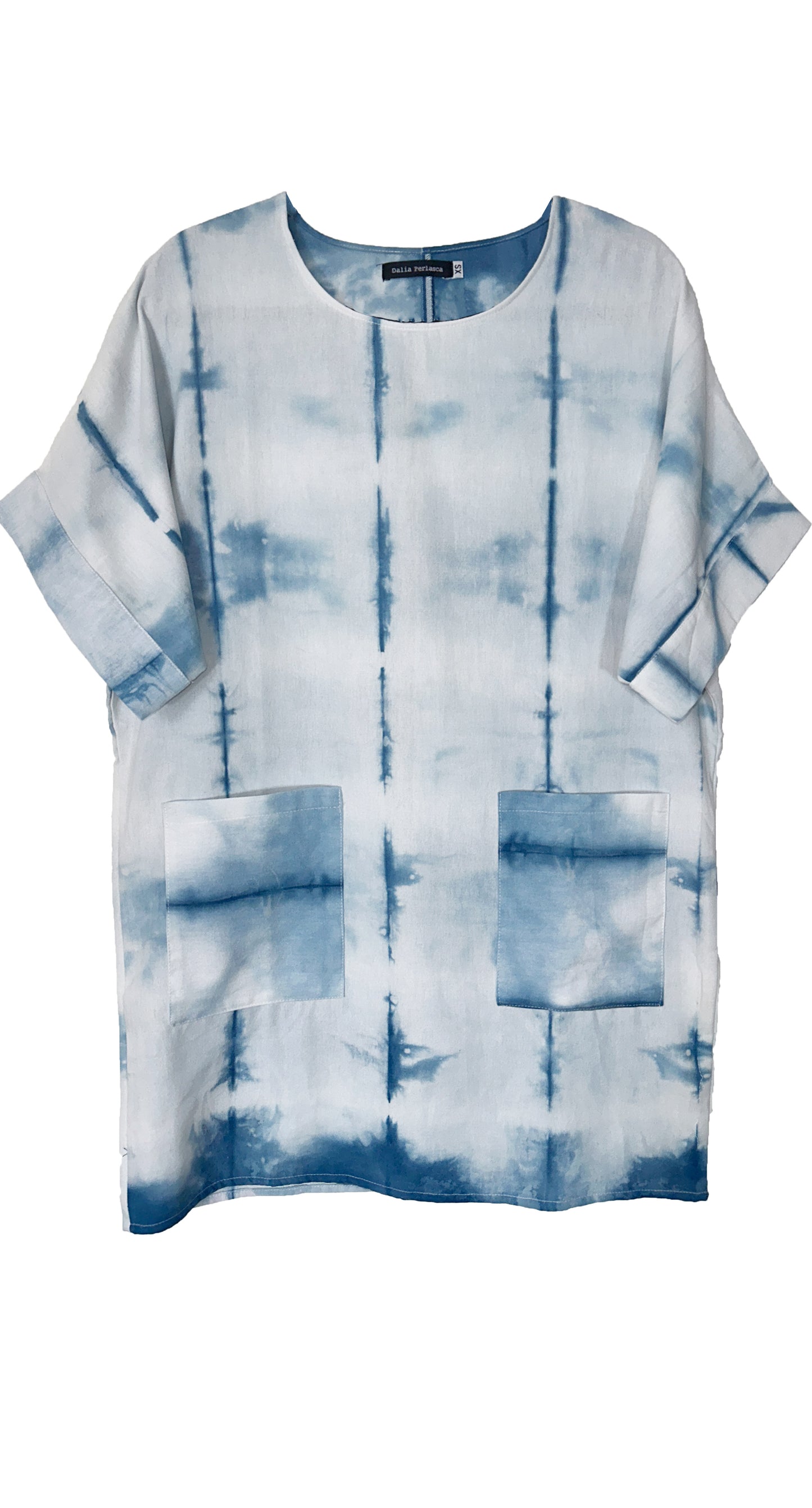 Blusón Vestido Amanda Shibori Añil