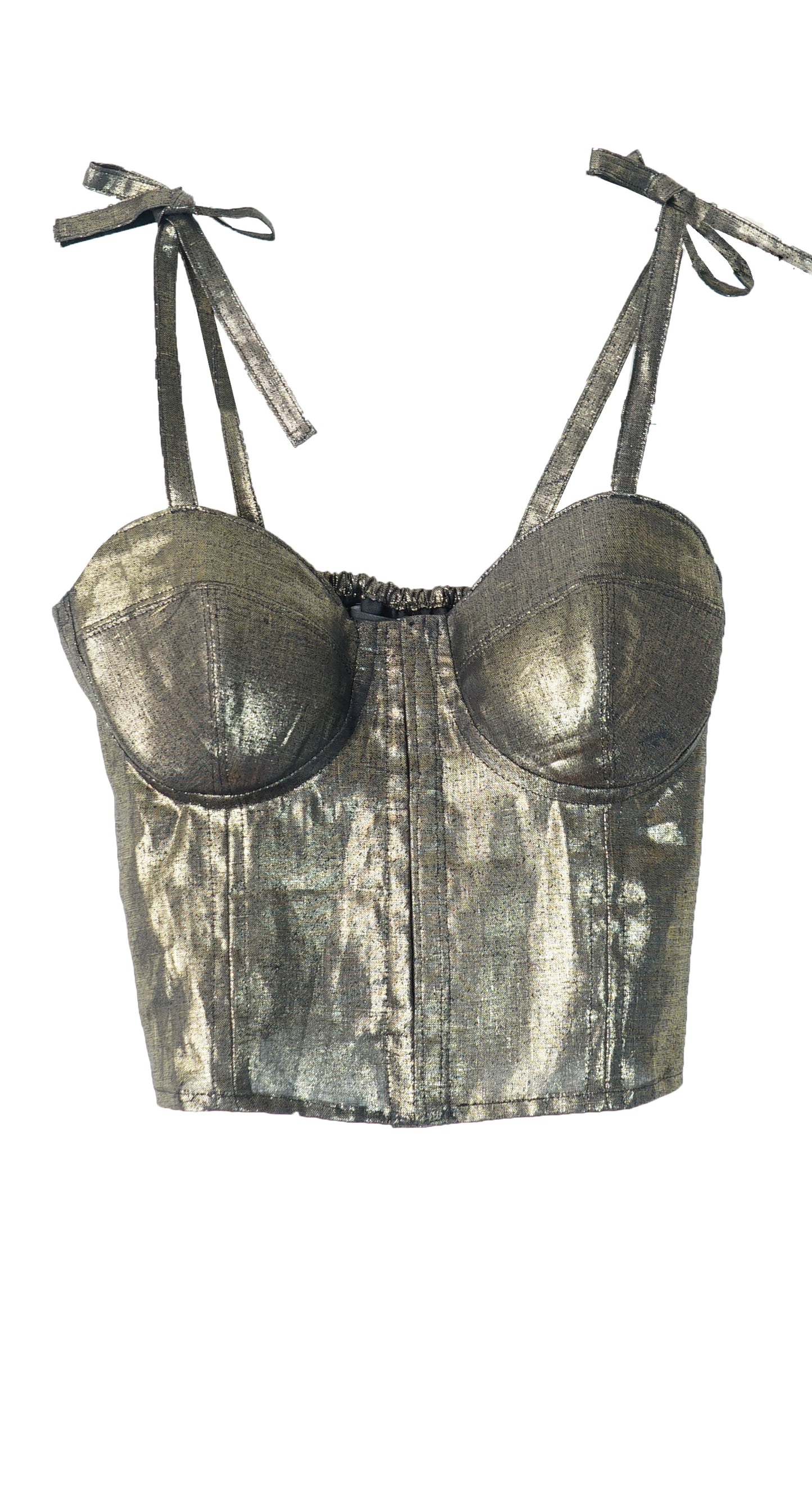 Bustier Dorado