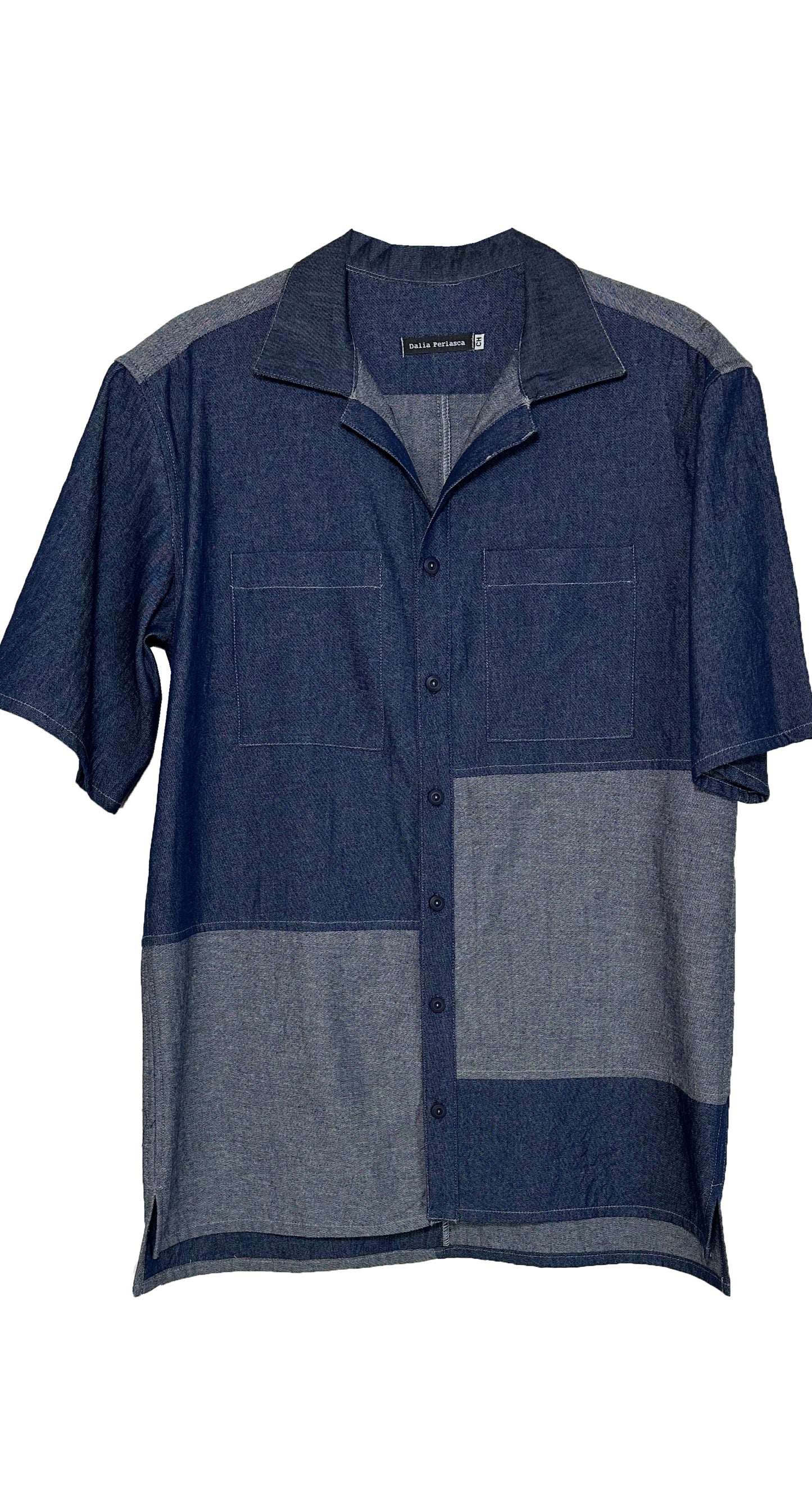 Camisa Mezclilla Block