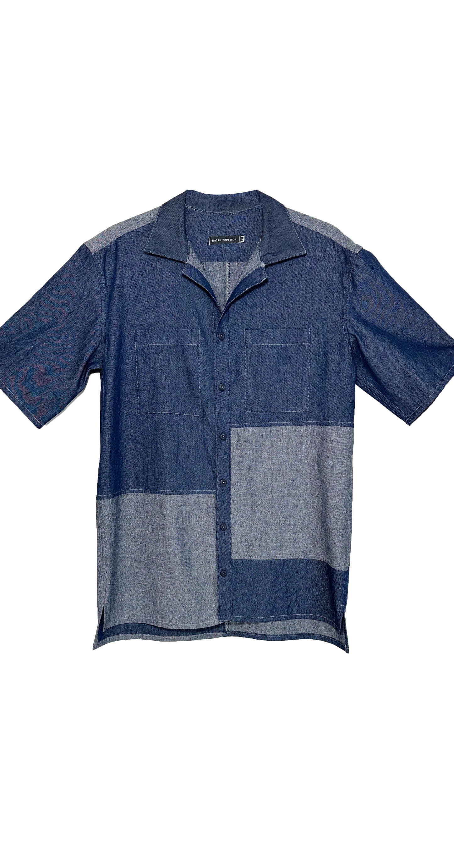 Camisa Mezclilla Block