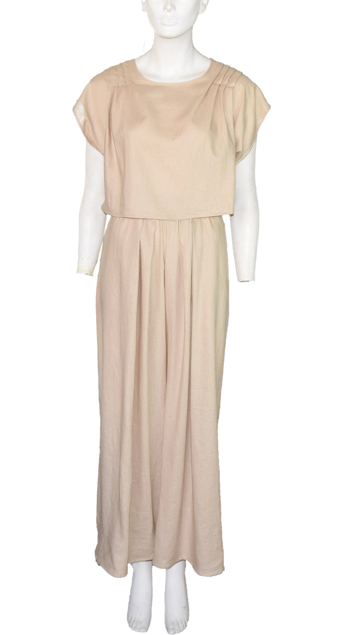Blusa Alforcina Crudo
