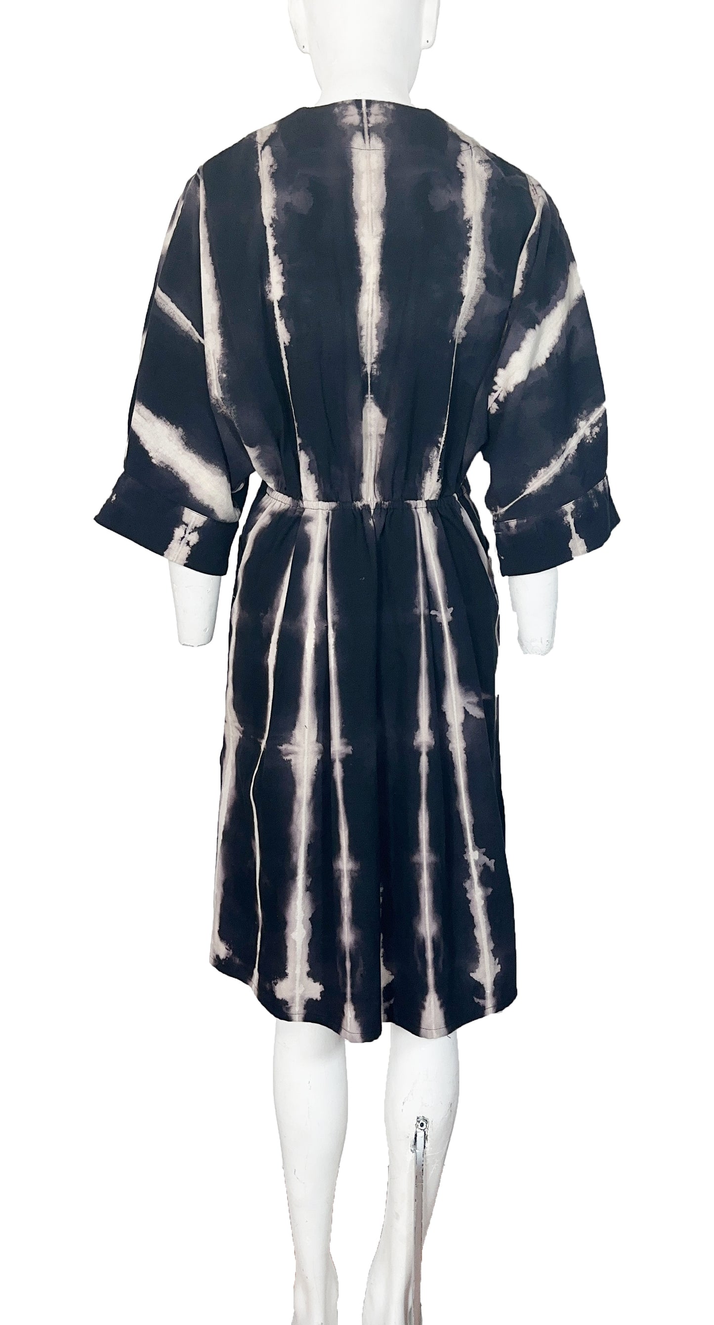 Saco Homage Clarisa Shibori Negro