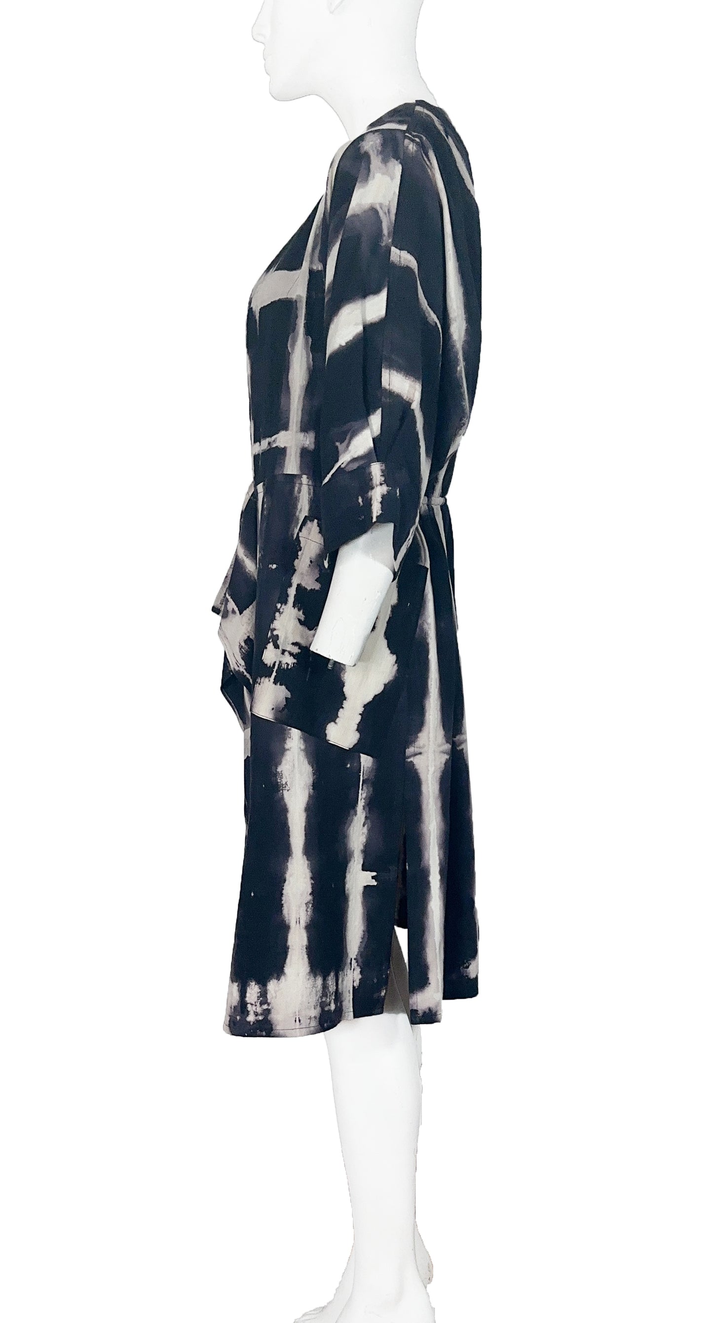 Saco Homage Clarisa Shibori Negro