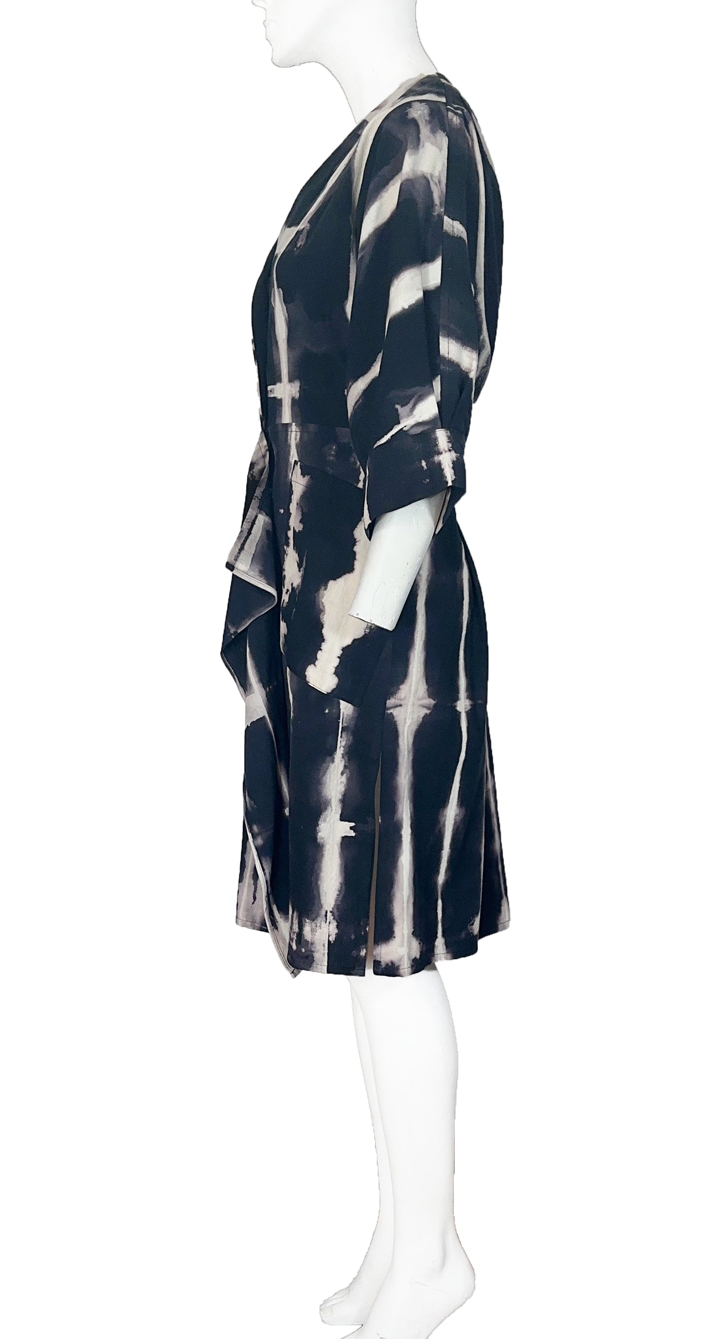 Saco Homage Clarisa Shibori Negro