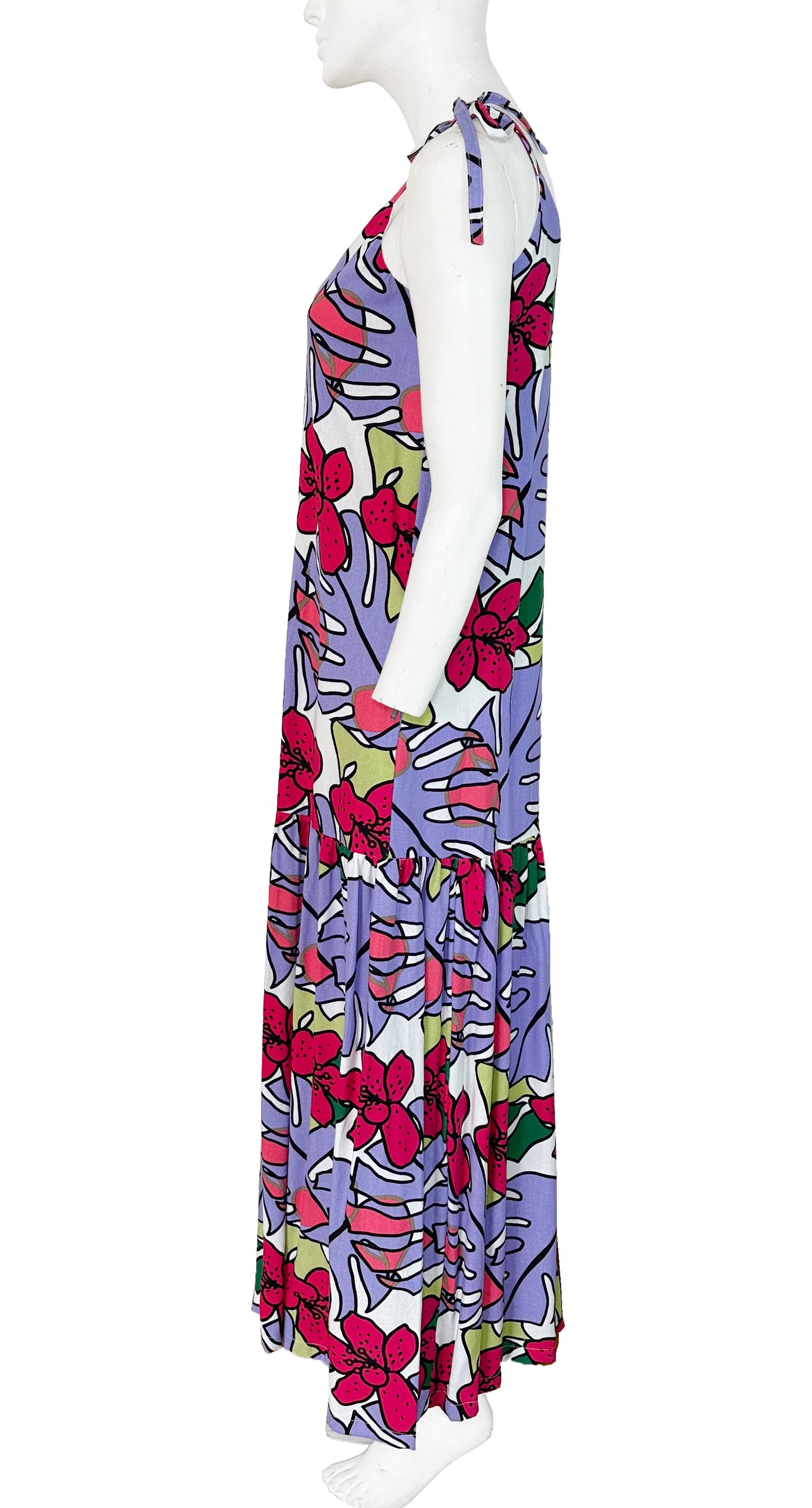Vestido Flor Fuscia