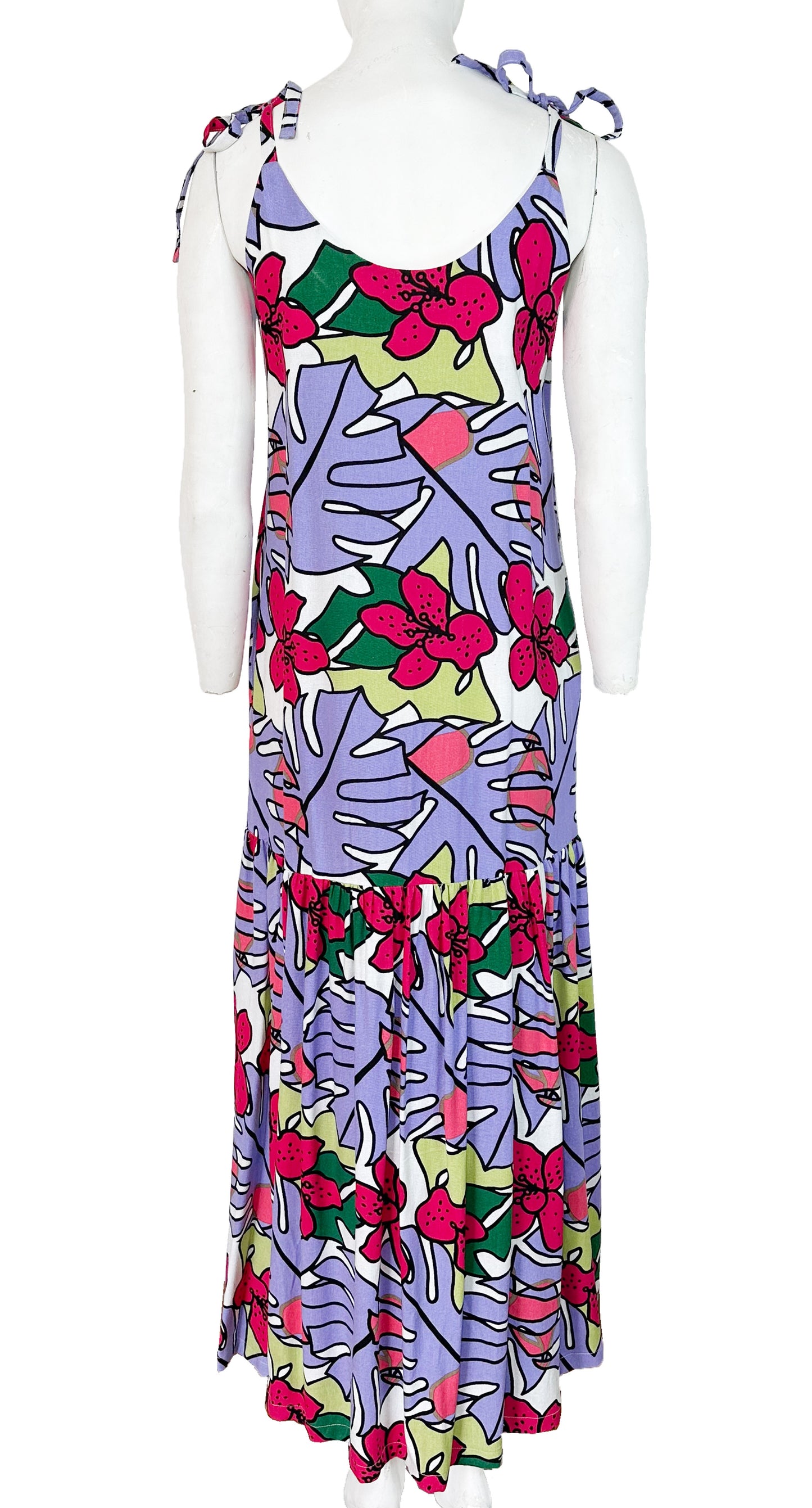 Vestido Flor Fuscia