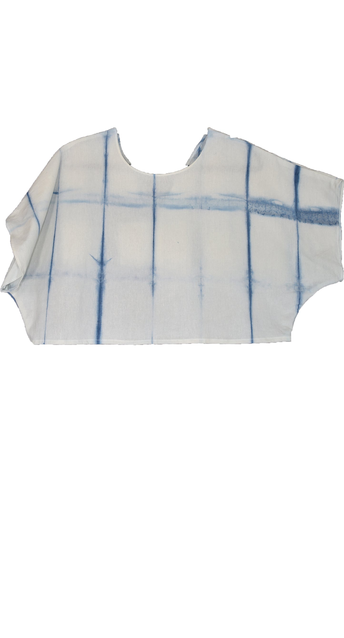 Crop top Shibori Añil