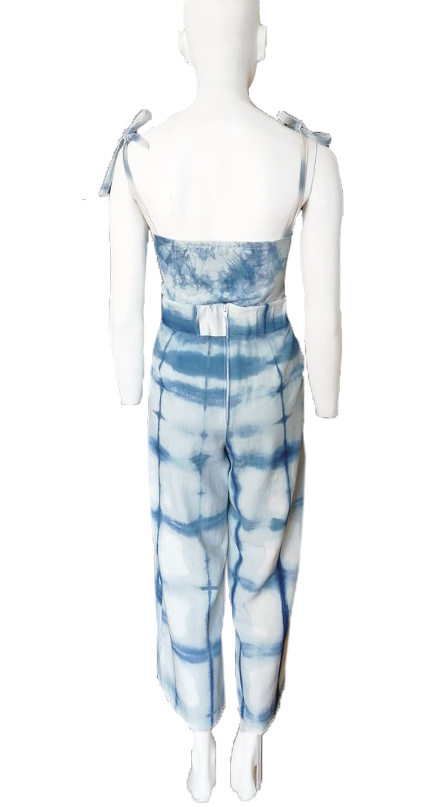 Pantalón Eva Añil Shibori