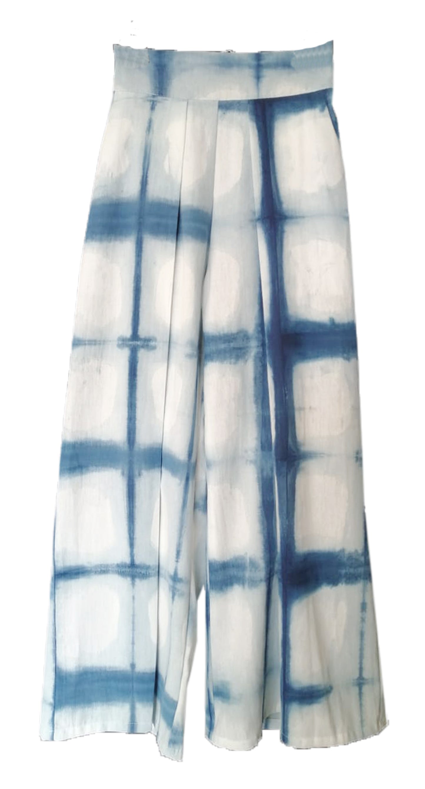 Pantalón Eva Añil Shibori