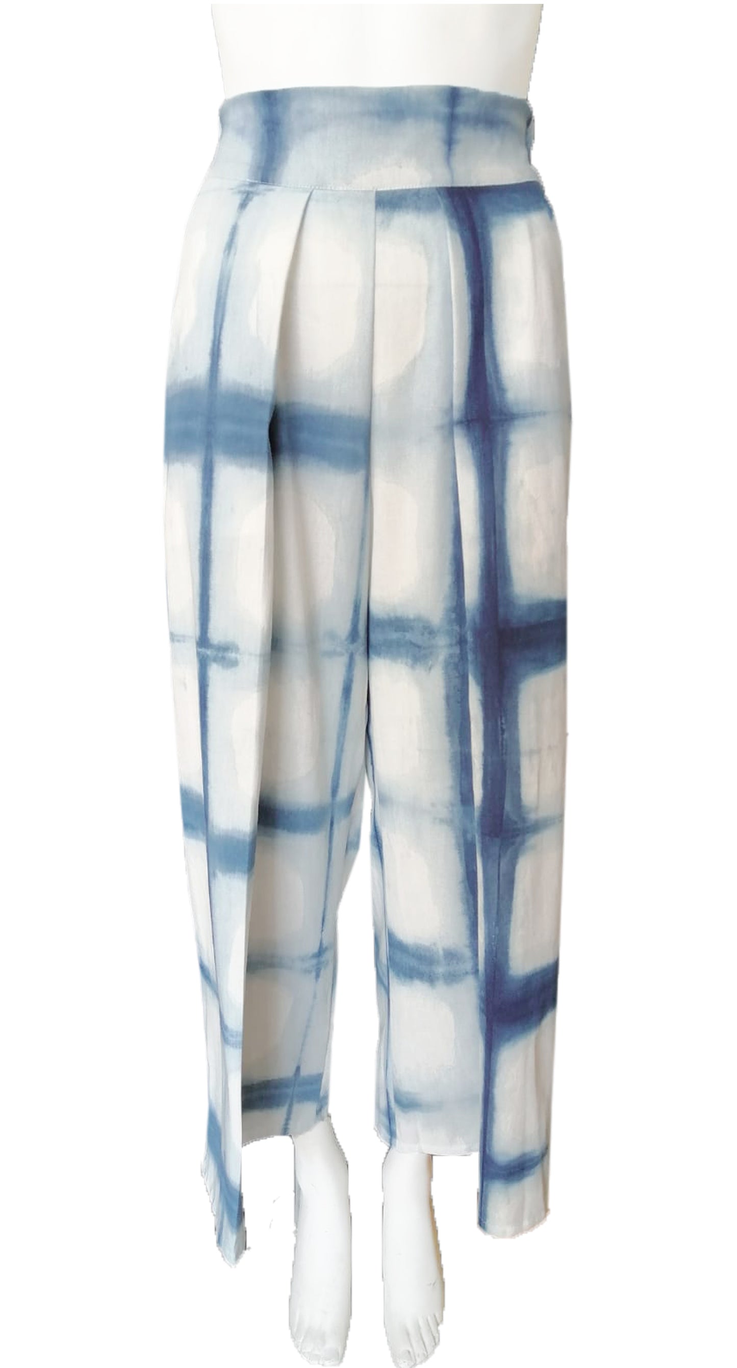 Pantalón Eva Añil Shibori