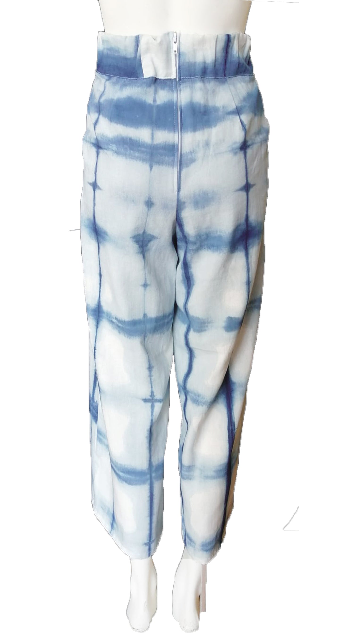 Pantalón Eva Añil Shibori