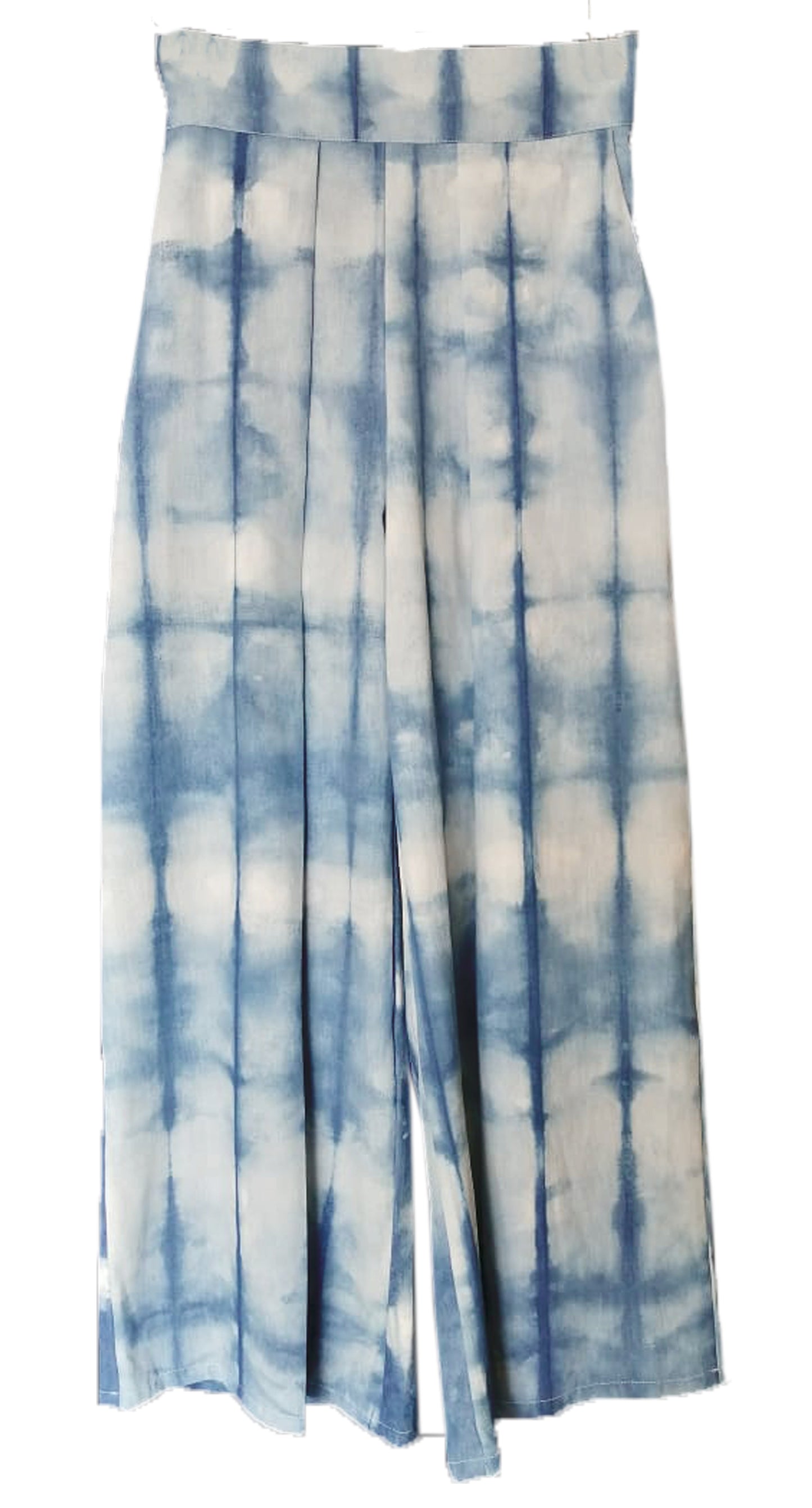Pantalón Eva Añil Shibori
