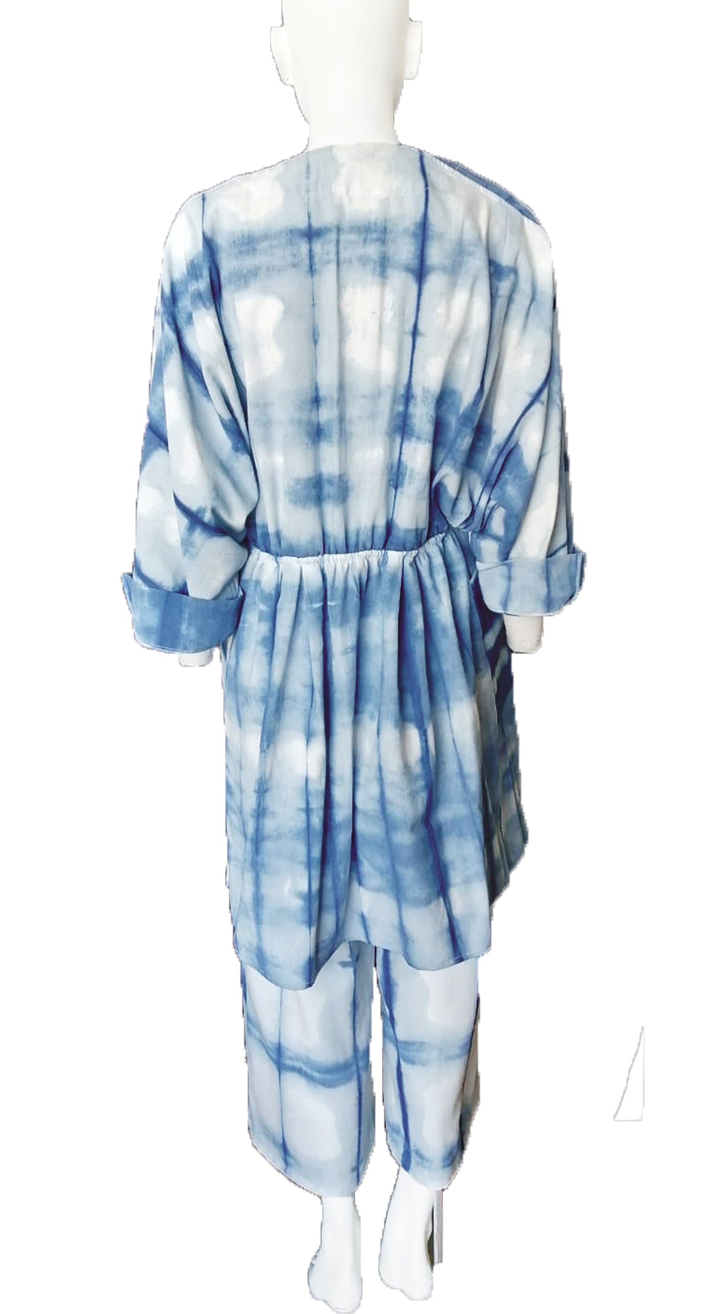 Saco Homage Clarisa Shibori Añil