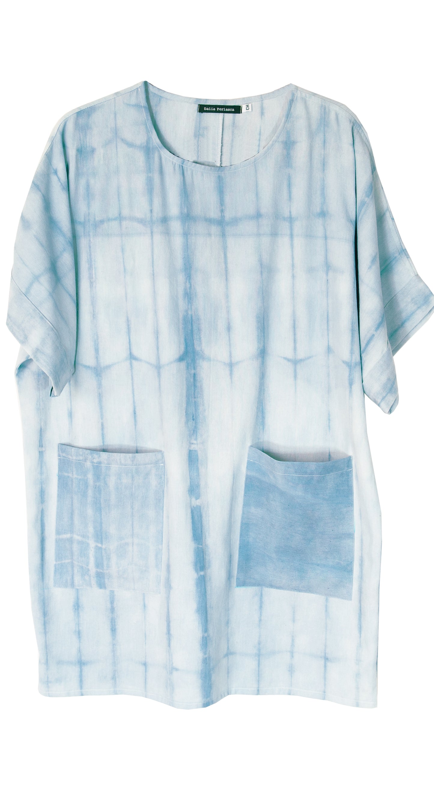 Vestido Amanda Shibori Añil