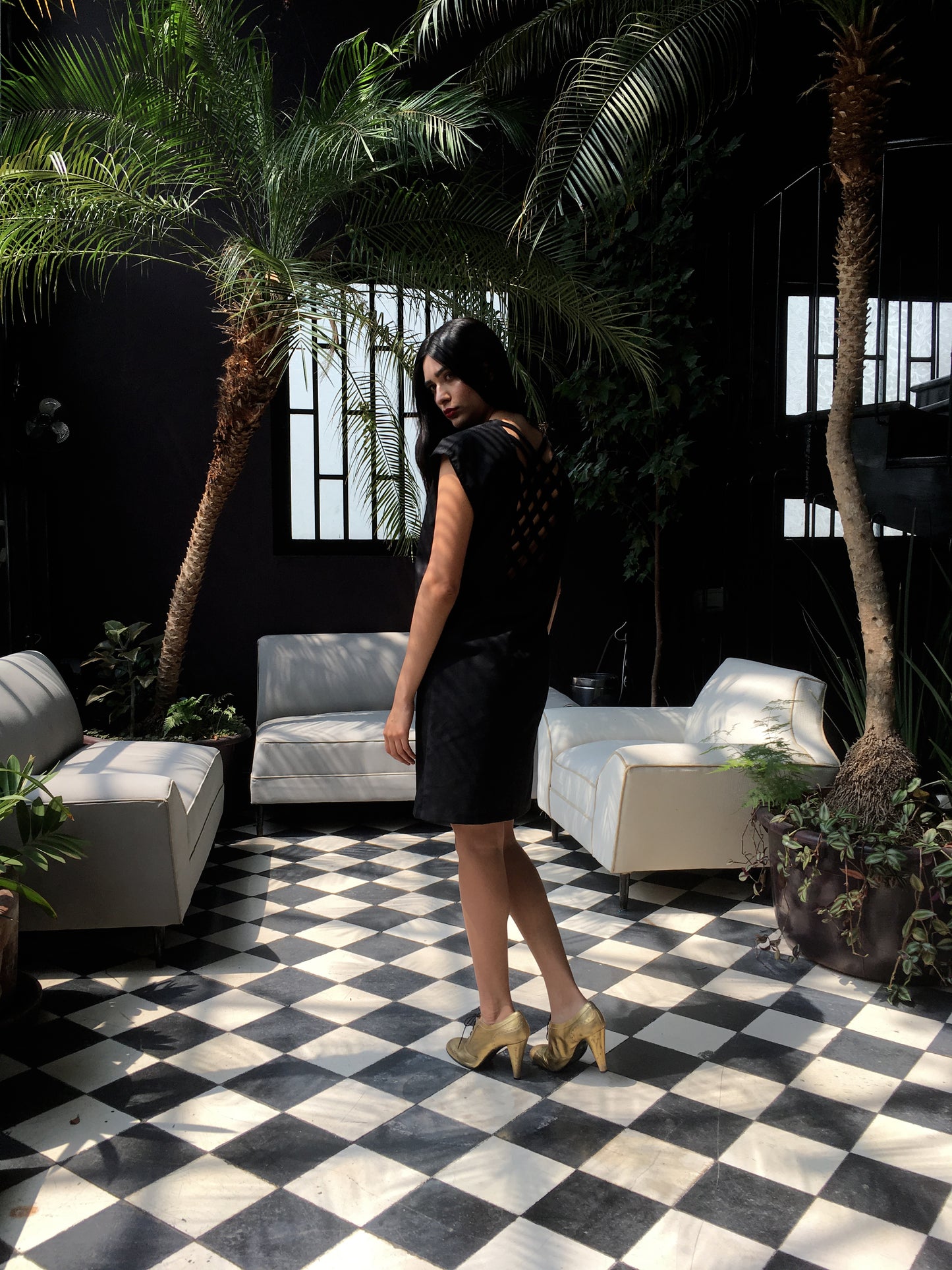 Vestido Dalia Cuadrado
