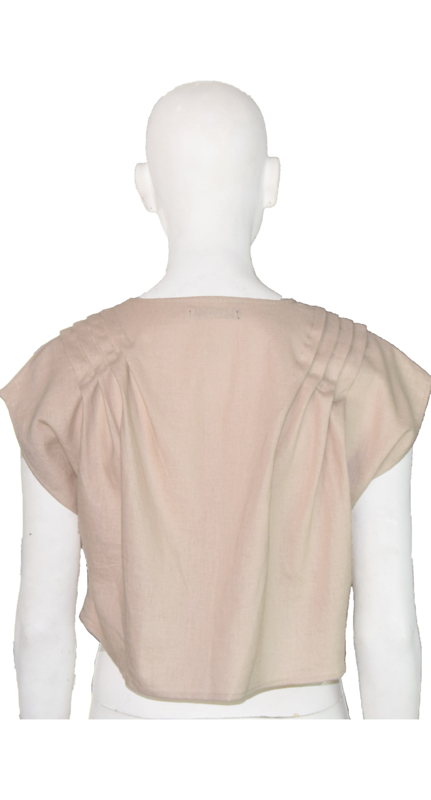 Blusa Alforcina Crudo