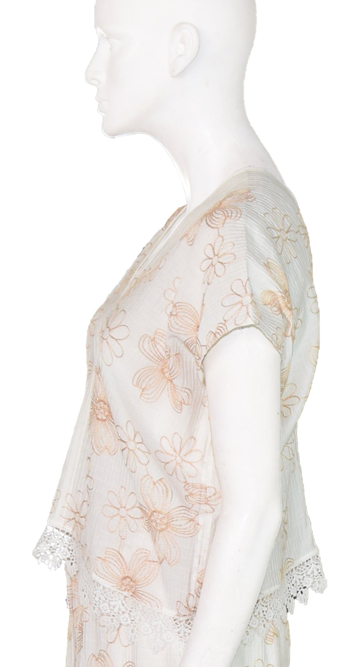 Blusa Flor Beige