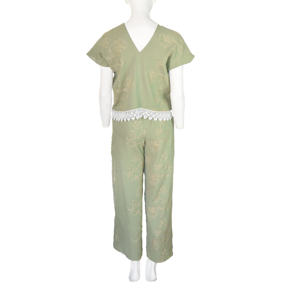 Blusa Flor Baby Verde