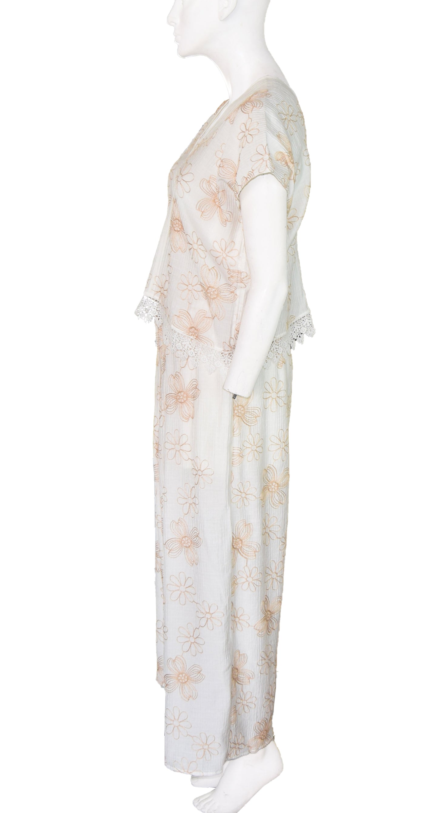 Blusa Flor Beige