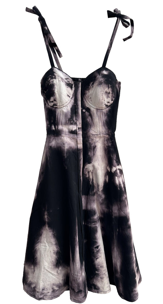 Vestido Bustier Gris