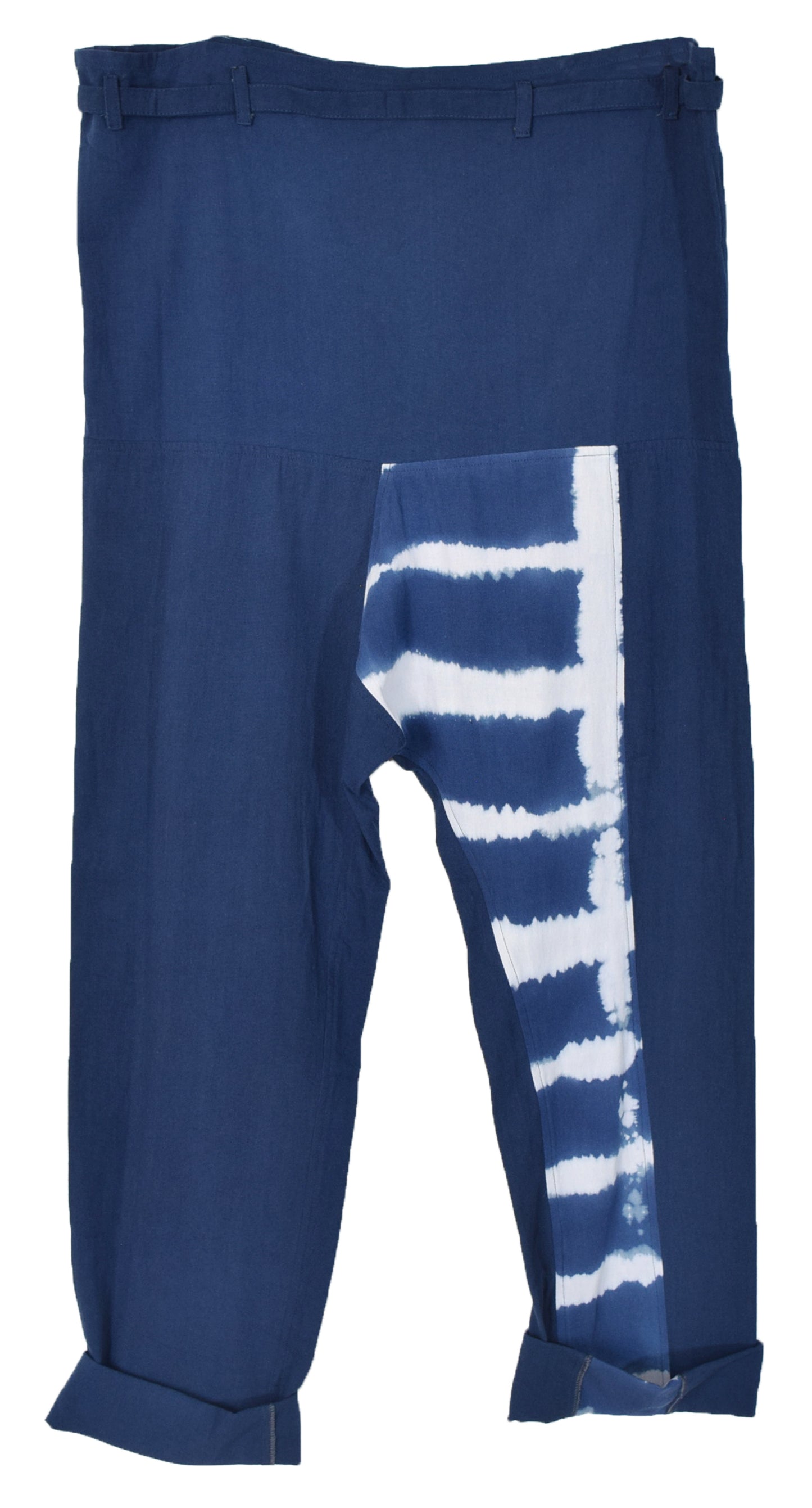 Japanese Blue Shibori Unisex Pants